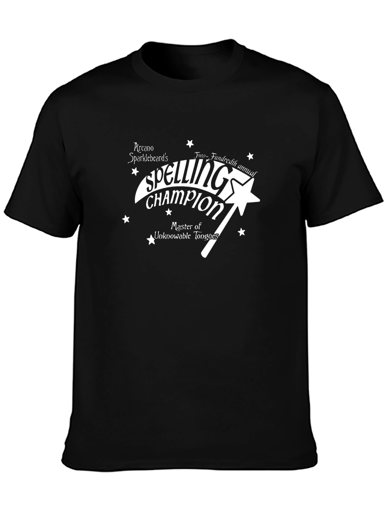Arcano Sparklebeards Spelling Champion T-Shirt