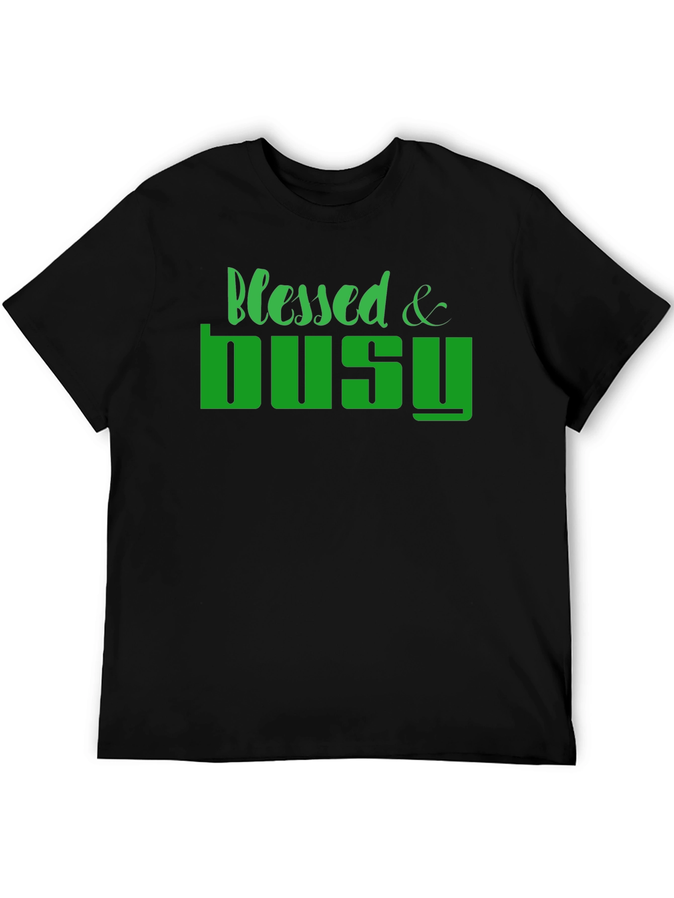 Blessed & Busy Graphic T-Shirt - Stylish Casual Wear