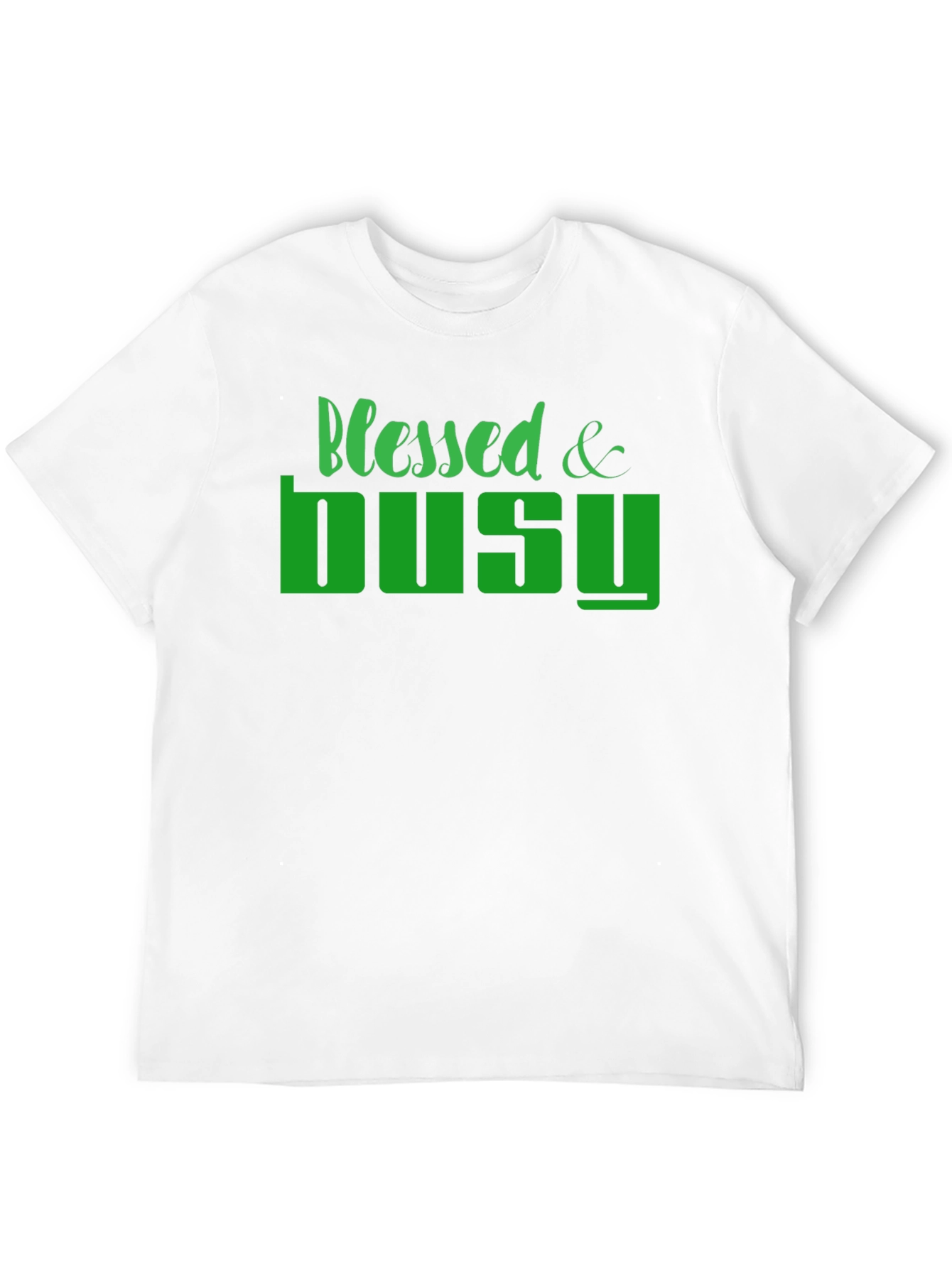 Blessed & Busy Graphic T-Shirt - Stylish Casual Wear