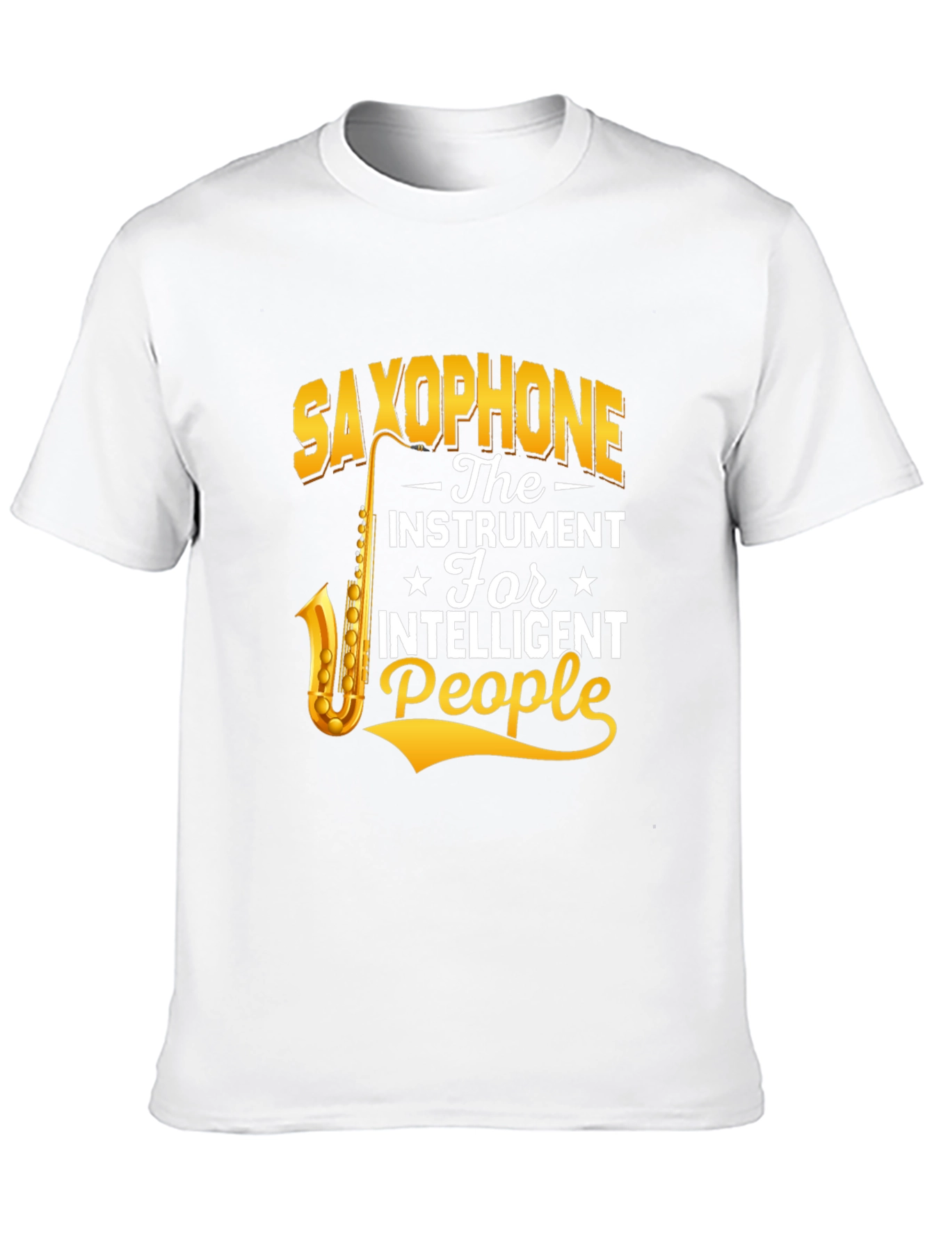 Saxophone Instrument Intelligent People T-Shirt