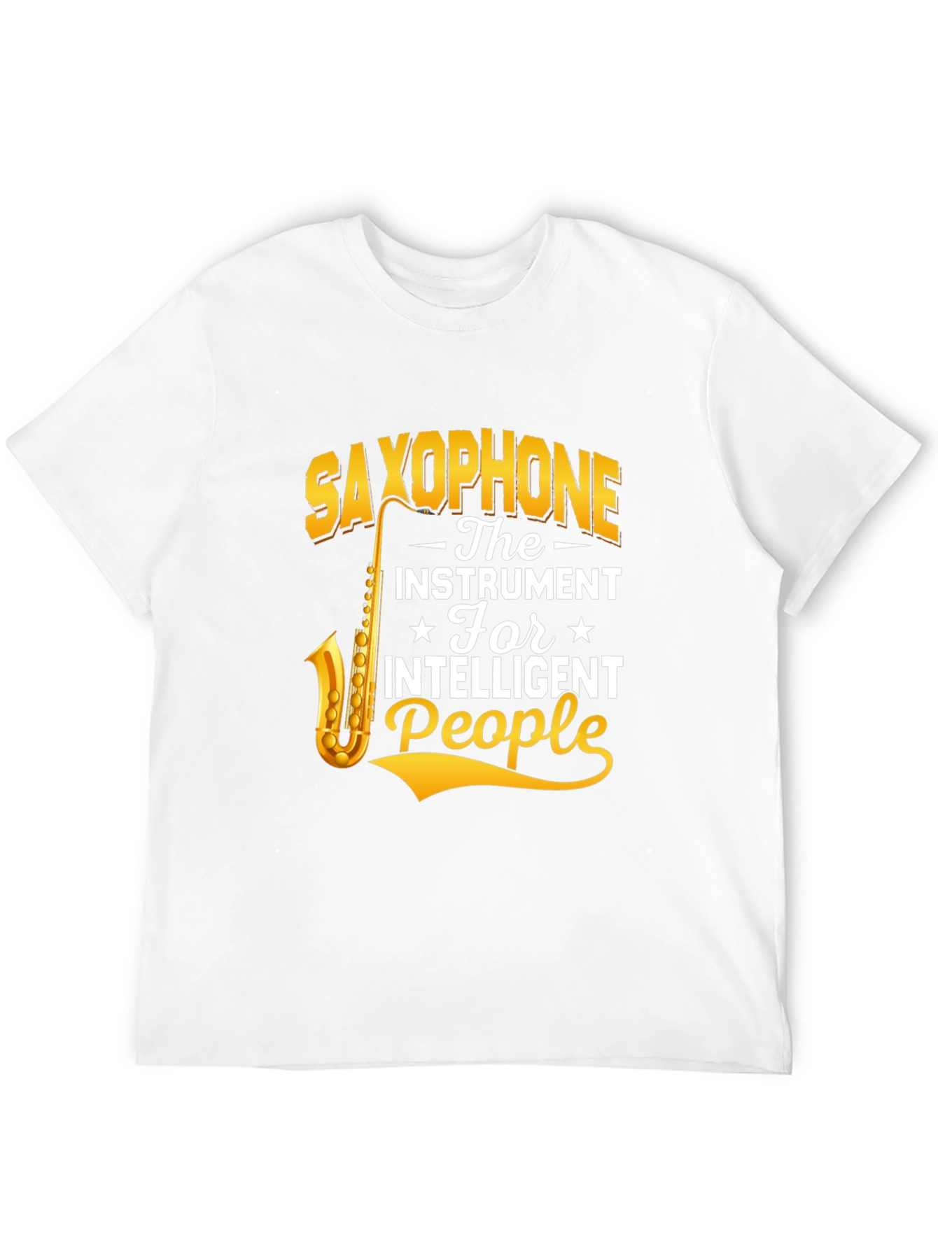 Saxophone Instrument Intelligent People T-Shirt