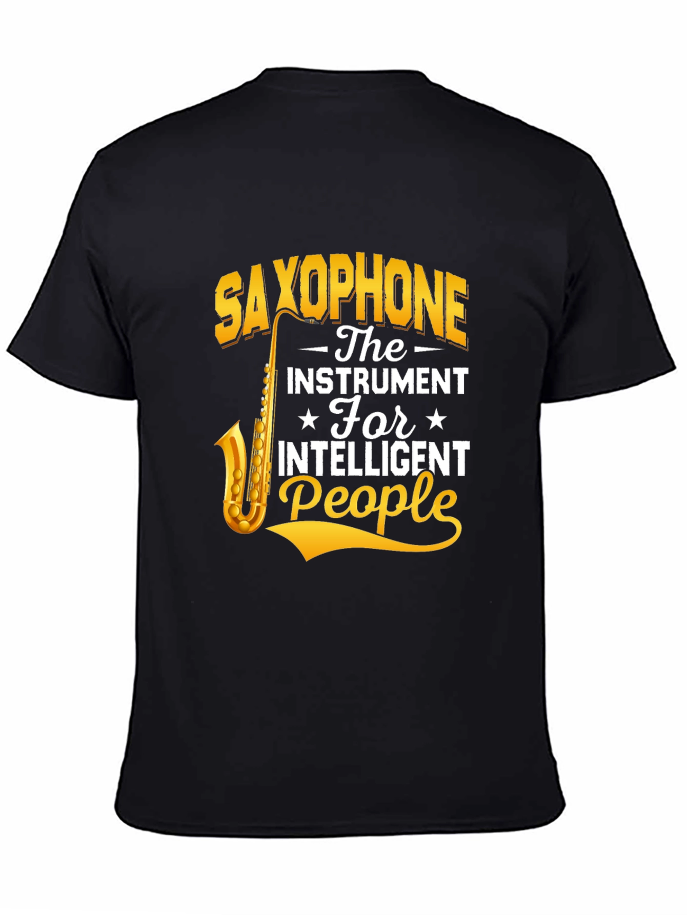 Saxophone Instrument Intelligent People T-Shirt