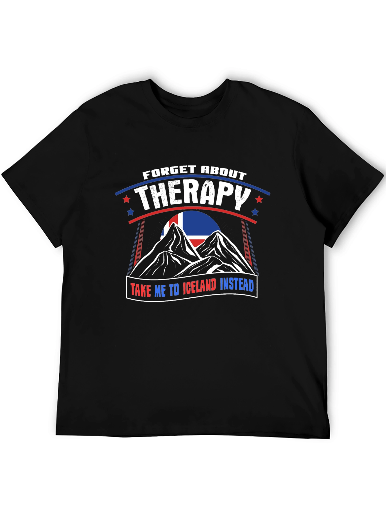 Iceland Therapy Graphic T-Shirt