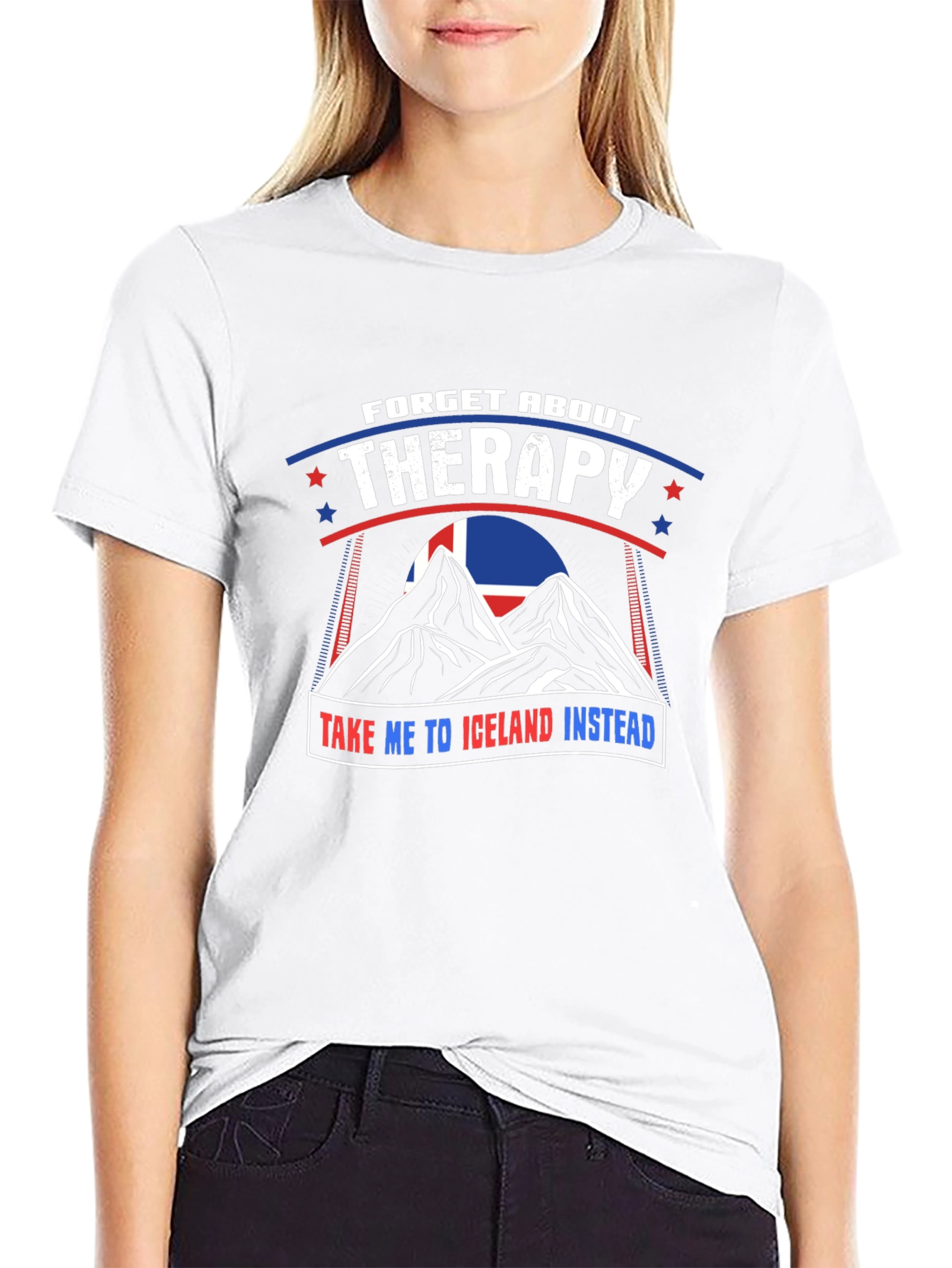 Iceland Therapy Graphic T-Shirt