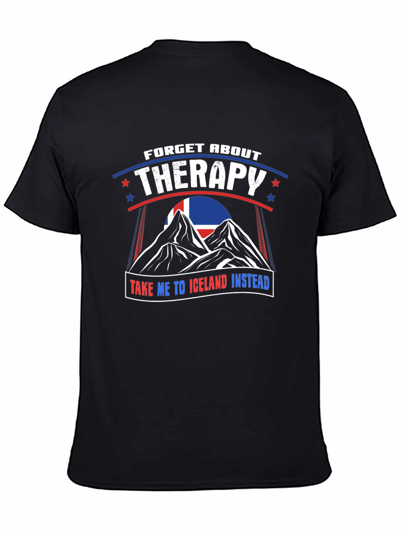 Iceland Therapy Graphic T-Shirt