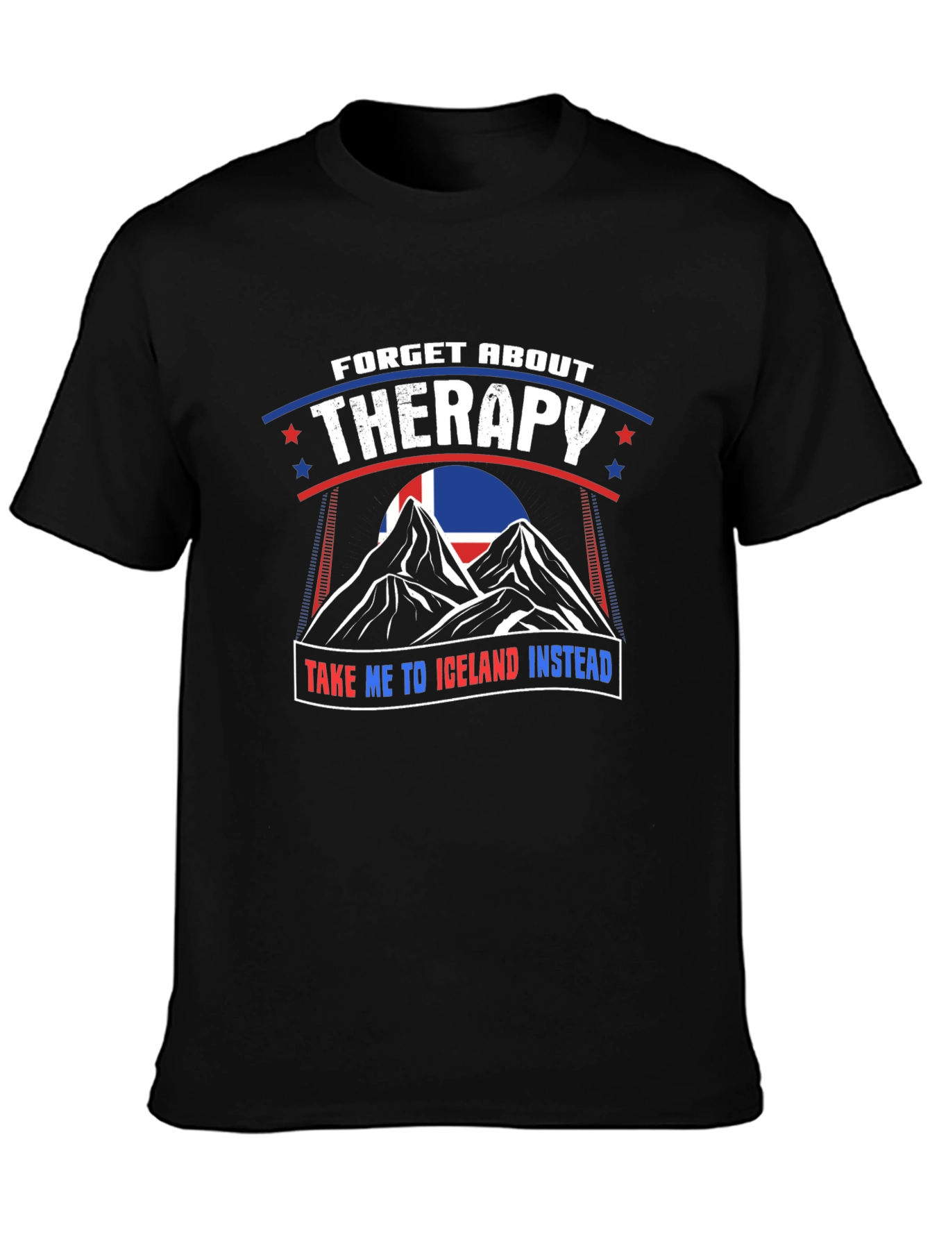 Iceland Therapy Graphic T-Shirt