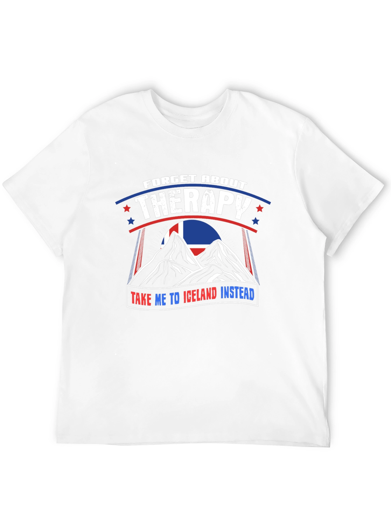 Iceland Therapy Graphic T-Shirt