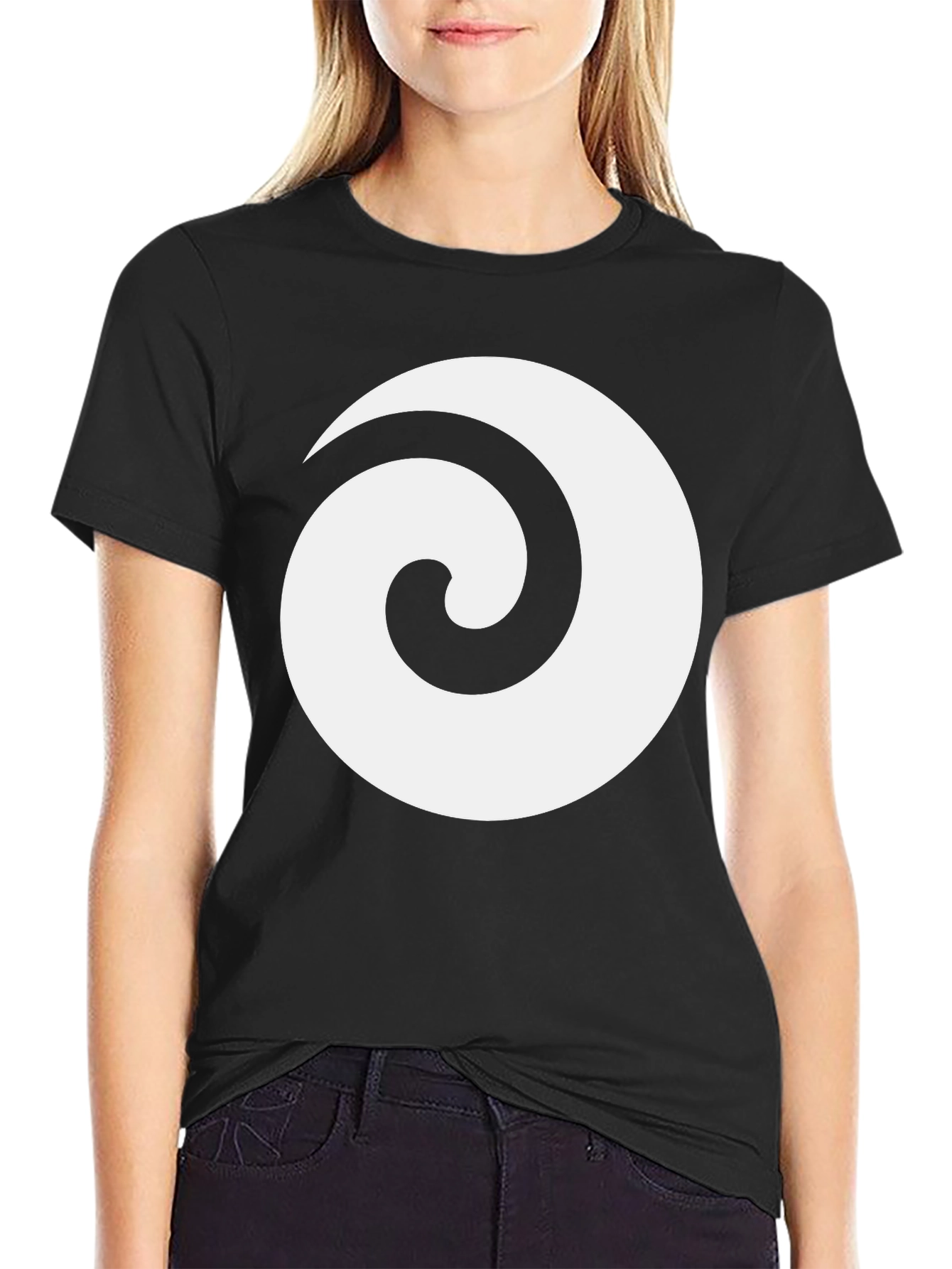 Spiral Graphic Tee - Modern Design