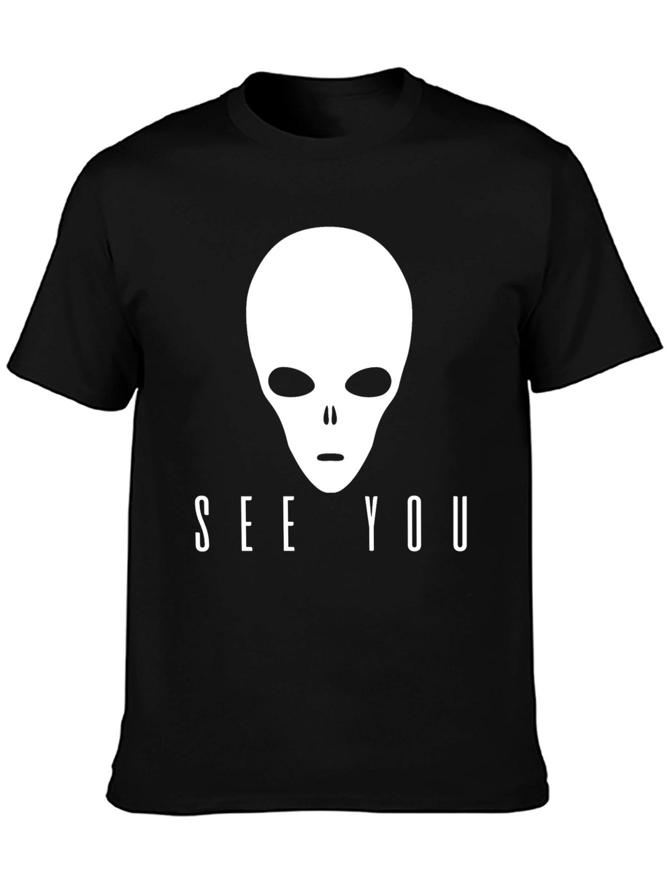 Alien See You Black T-Shirt