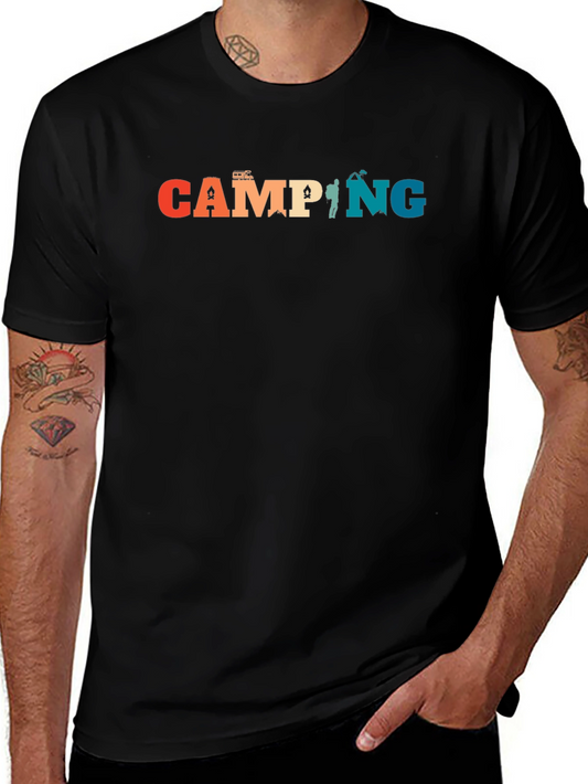 Camping Graphic Tee - Retro Camping T-Shirt