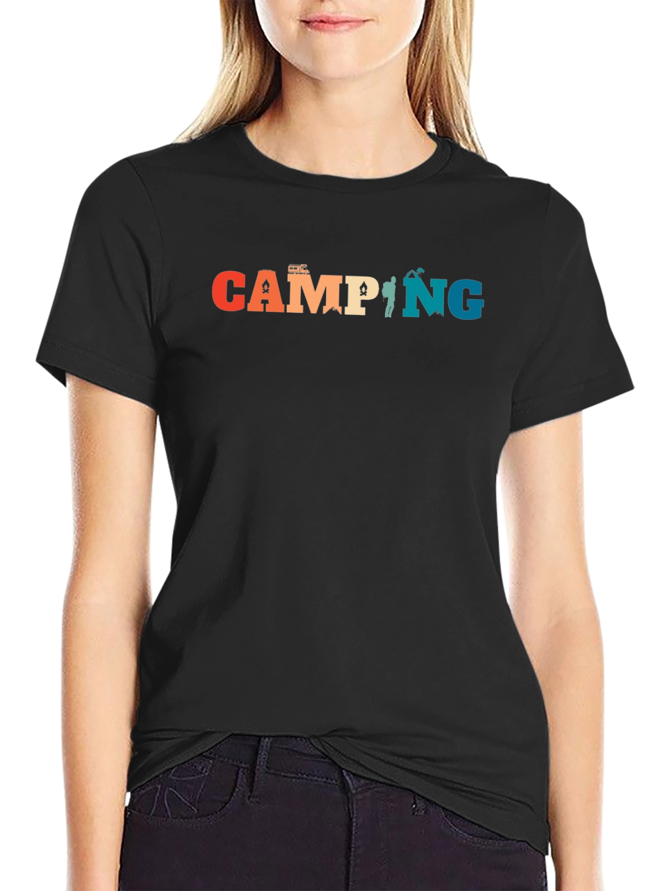 Camping Graphic Tee - Retro Camping T-Shirt