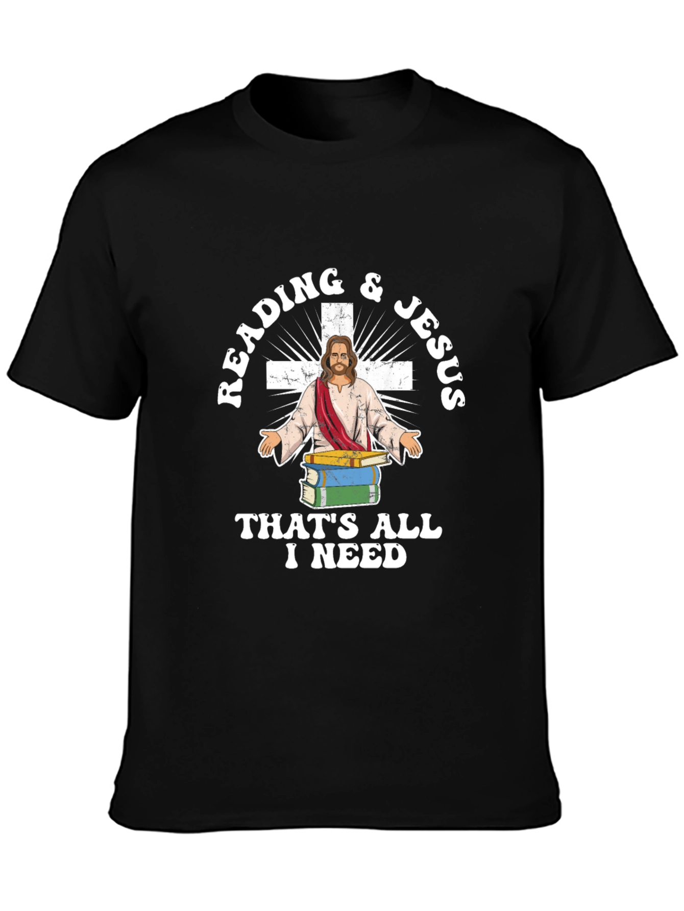 Reading & Jesus T-Shirt - Christian Apparel