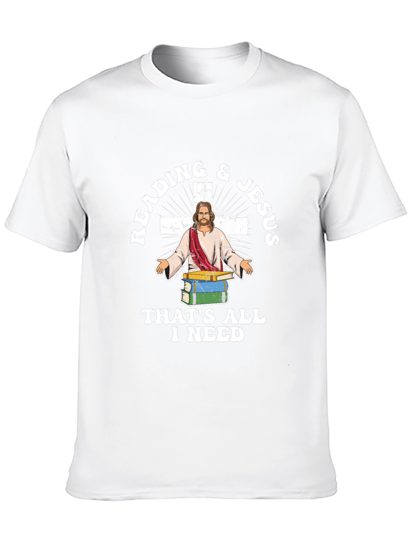 Reading & Jesus T-Shirt - Christian Apparel