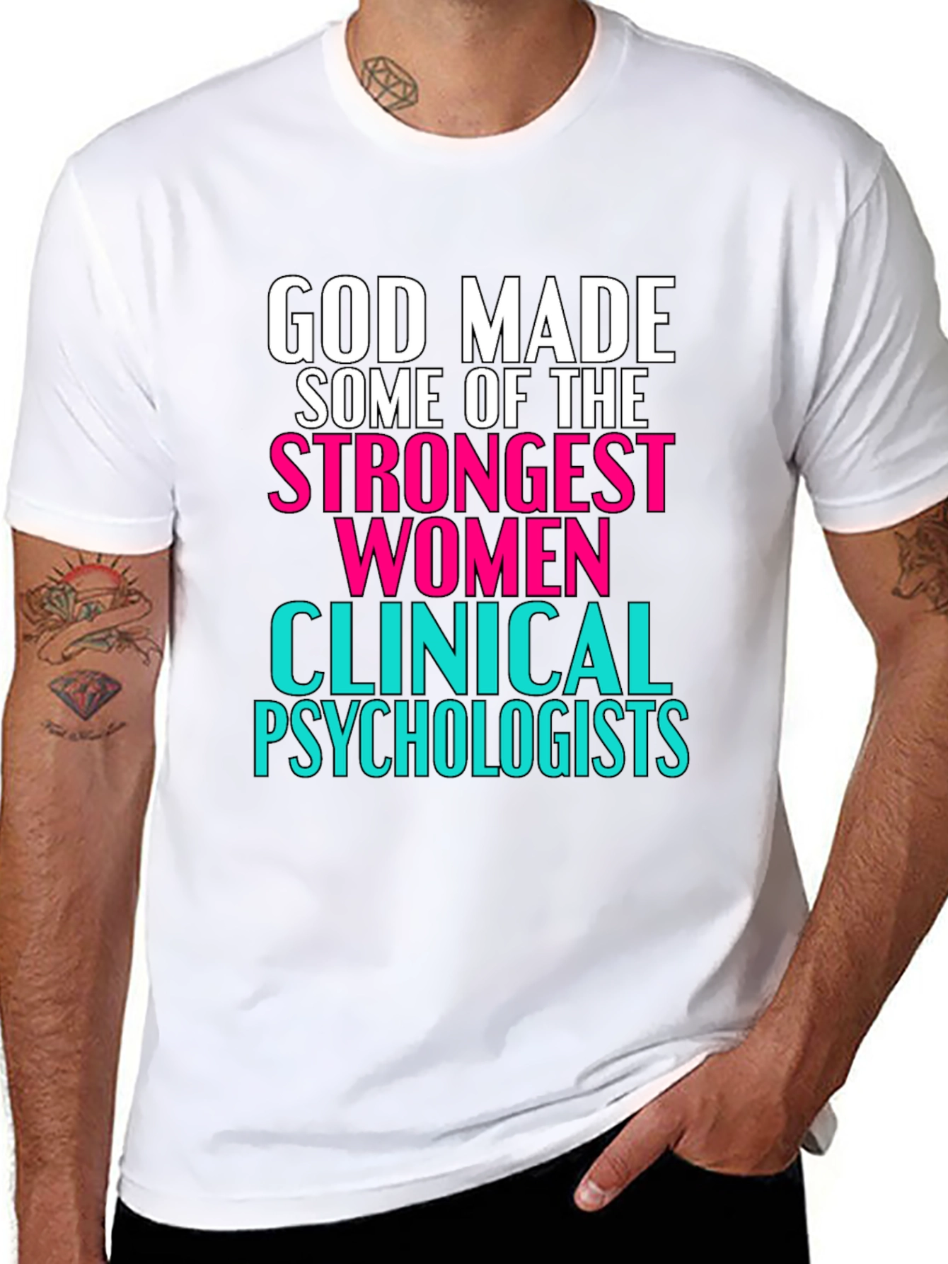 Strong Women Clinical Psychologists T-Shirt