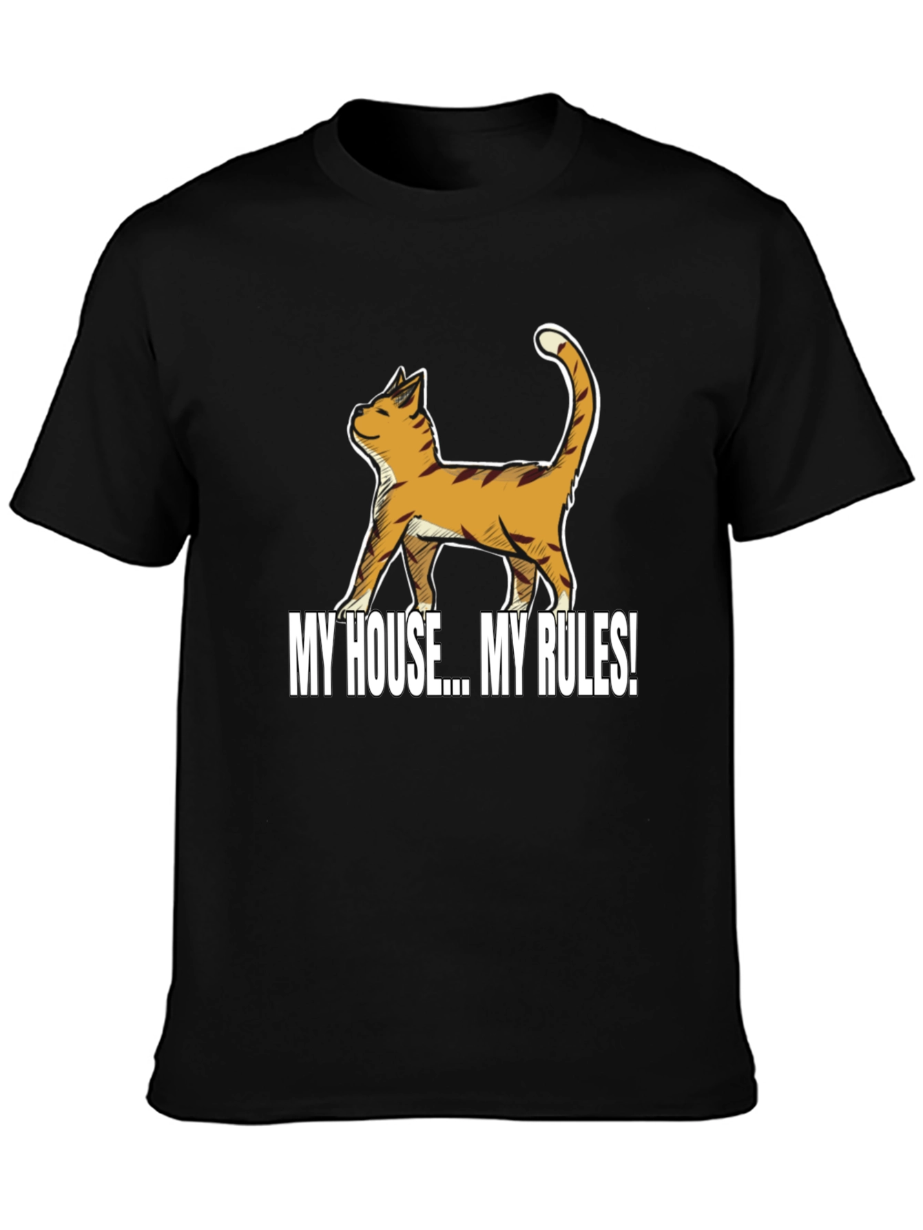 My House My Rules Cat T-Shirt