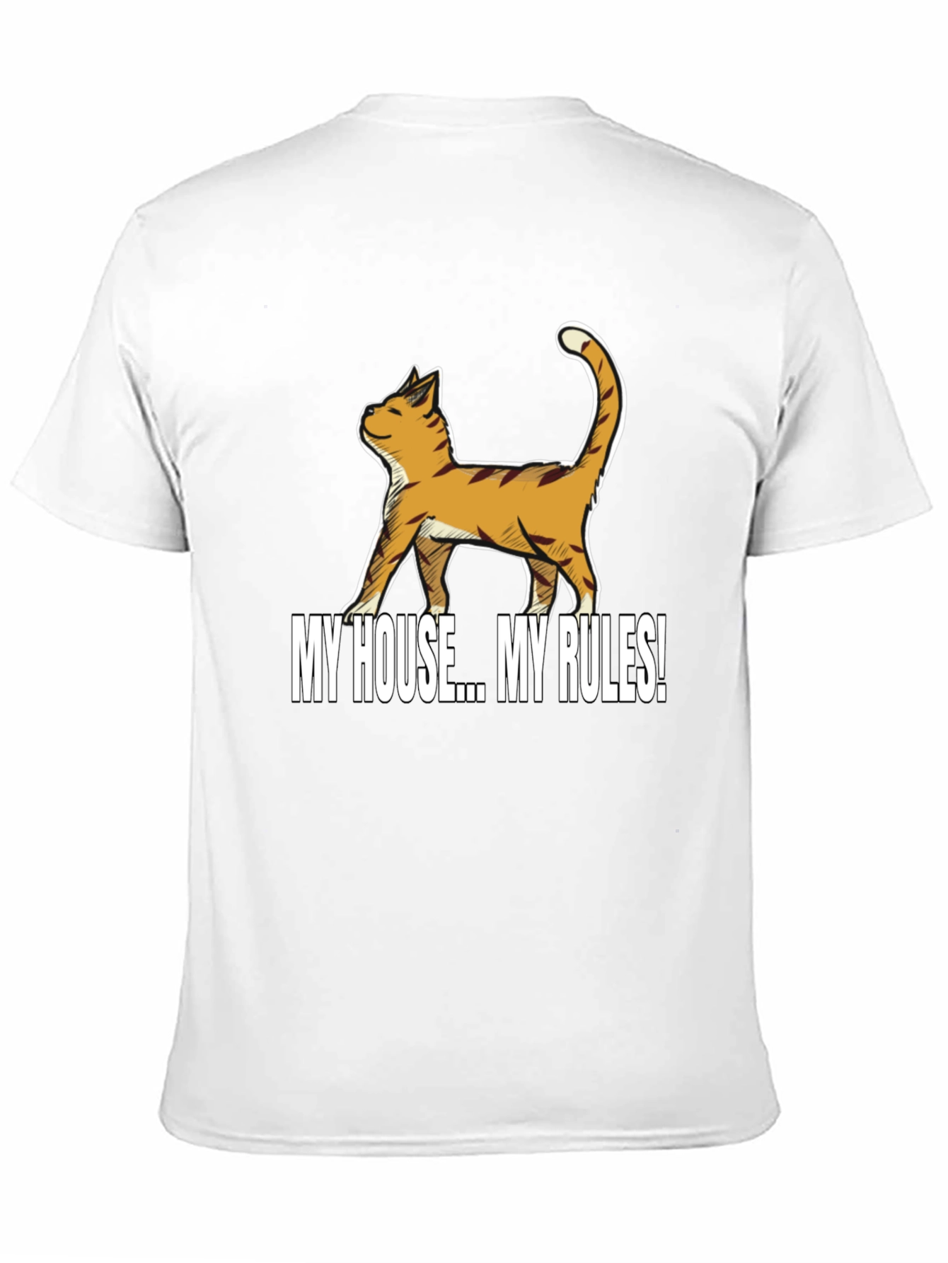 My House My Rules Cat T-Shirt