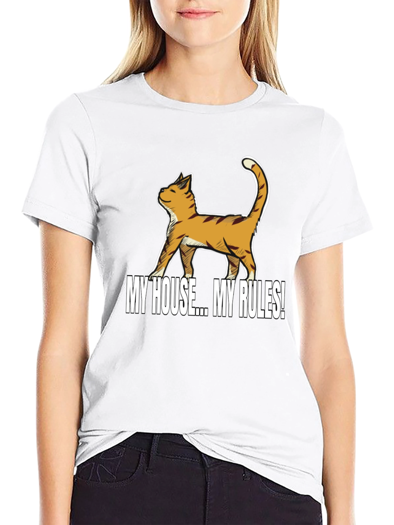 My House My Rules Cat T-Shirt