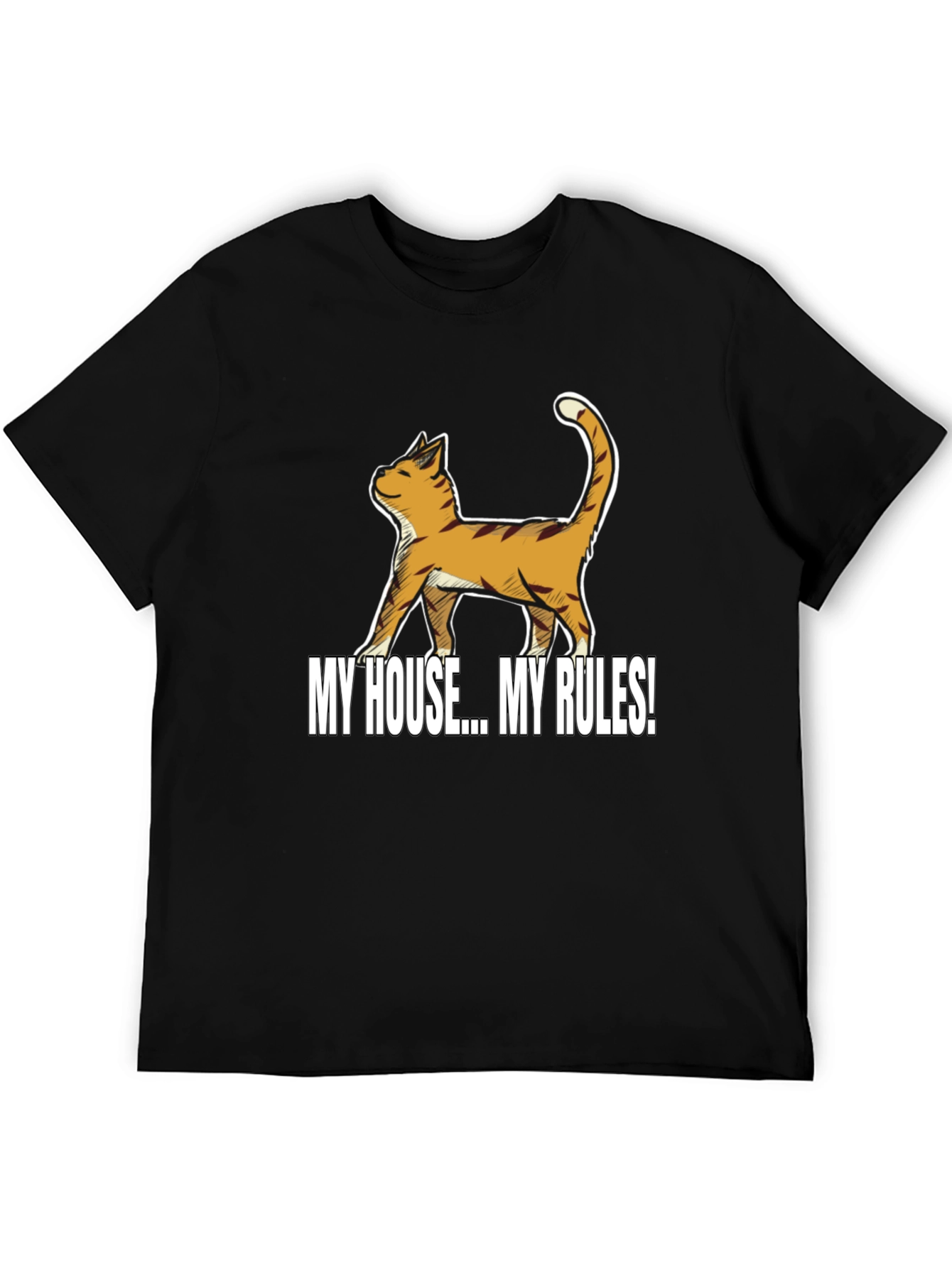 My House My Rules Cat T-Shirt