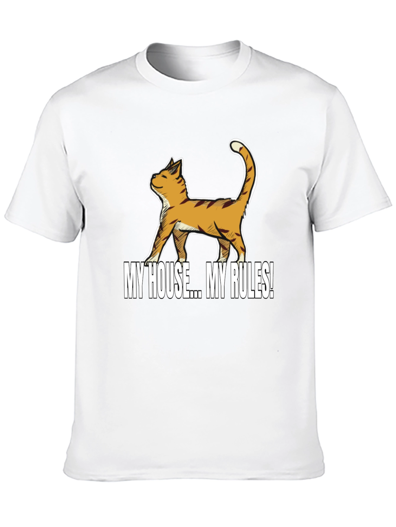 My House My Rules Cat T-Shirt