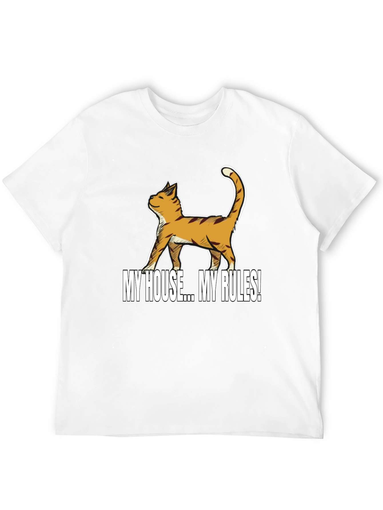 My House My Rules Cat T-Shirt