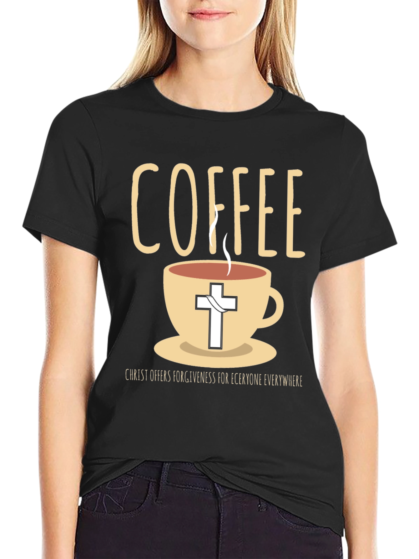 Coffee and Christ Graphic T-Shirt