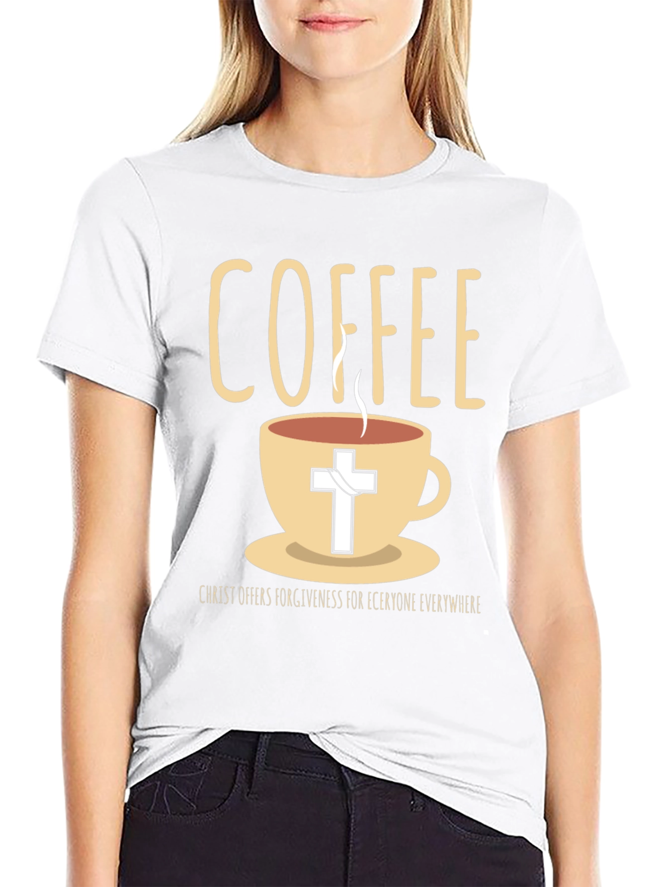Coffee and Christ Graphic T-Shirt
