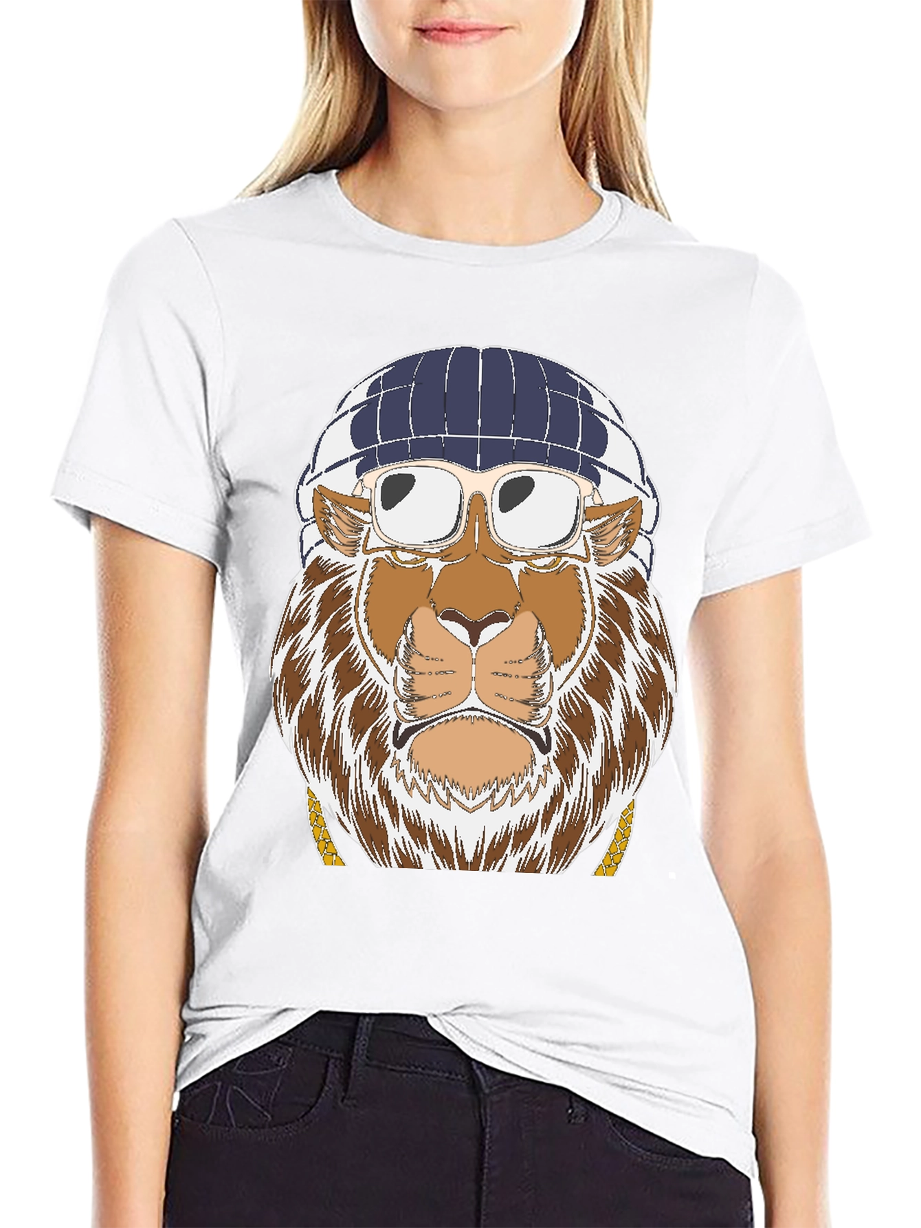 Cool Lion Graphic T-Shirt - Streetwear Style