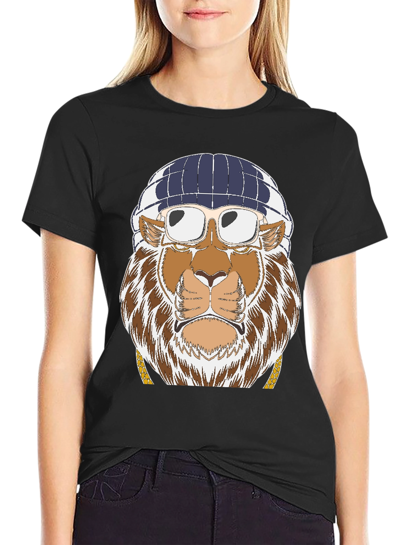 Cool Lion Graphic T-Shirt - Streetwear Style
