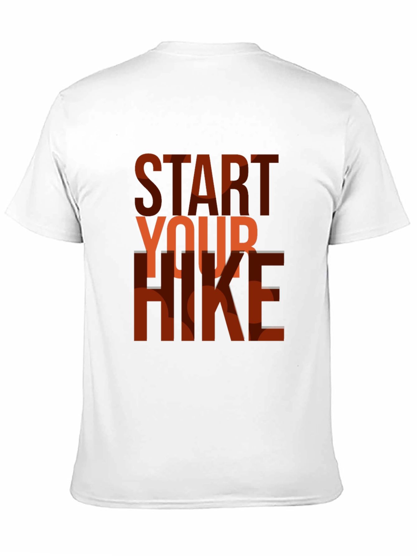 Start Your Hike Graphic Tee - Black Casual T-Shirt