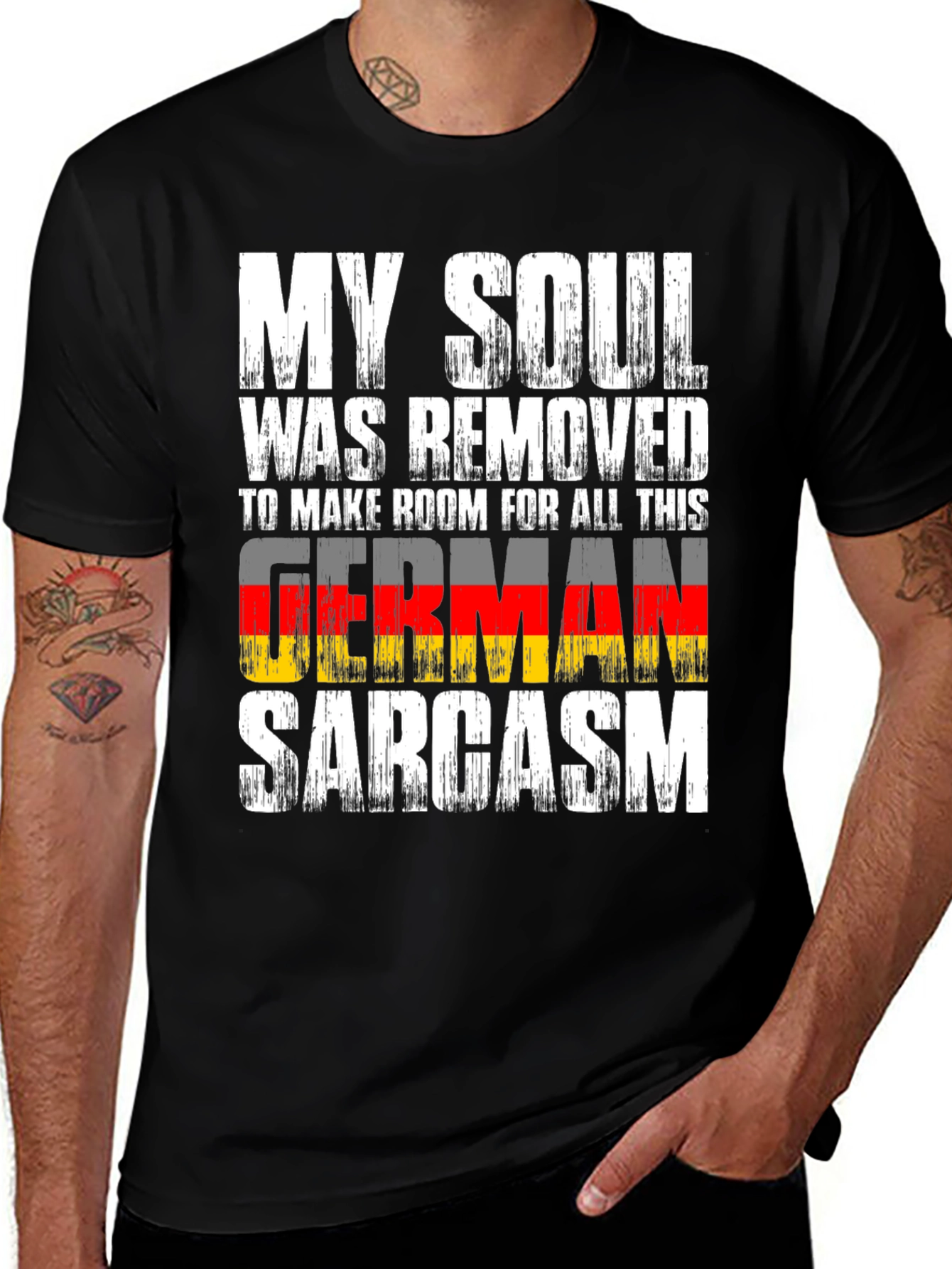 German Sarcasm T-Shirt: My Soul Removed