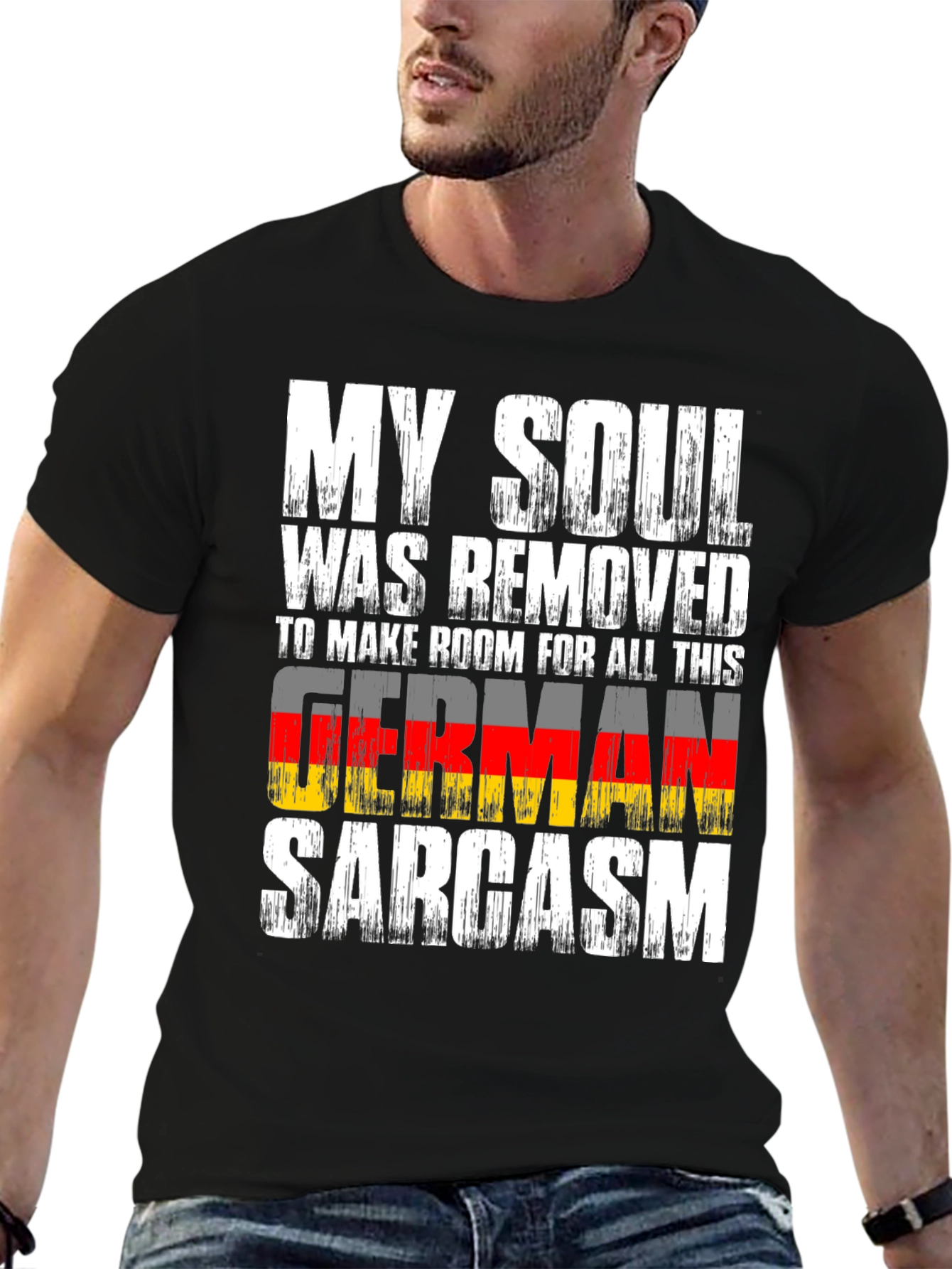 German Sarcasm T-Shirt: My Soul Removed