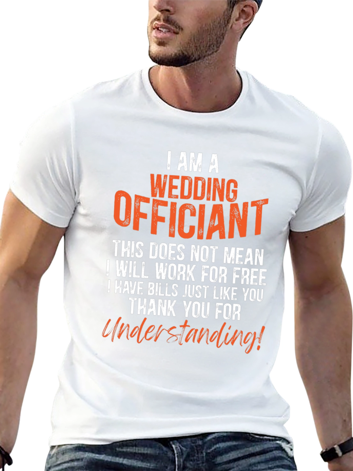 Wedding Officiant T-Shirt - Funny Ceremony Gift