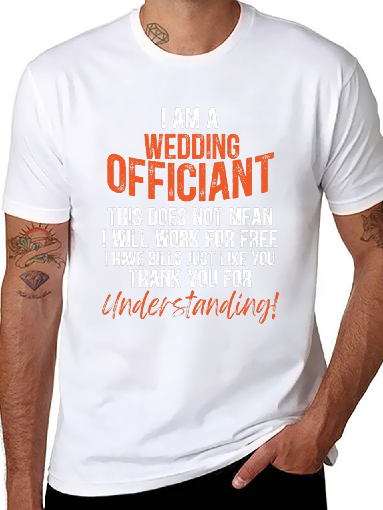 Wedding Officiant T-Shirt - Funny Ceremony Gift
