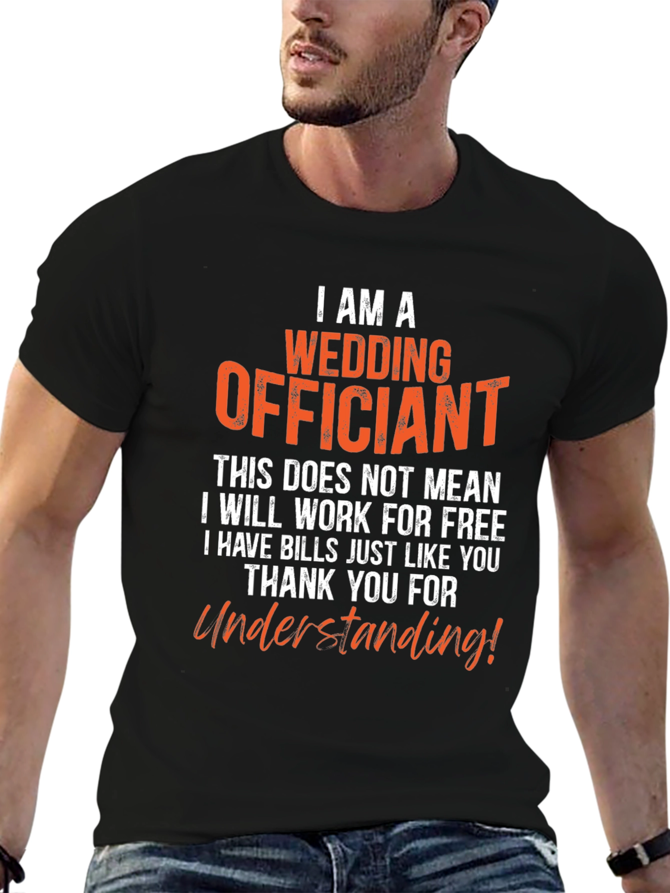 Wedding Officiant T-Shirt - Funny Ceremony Gift