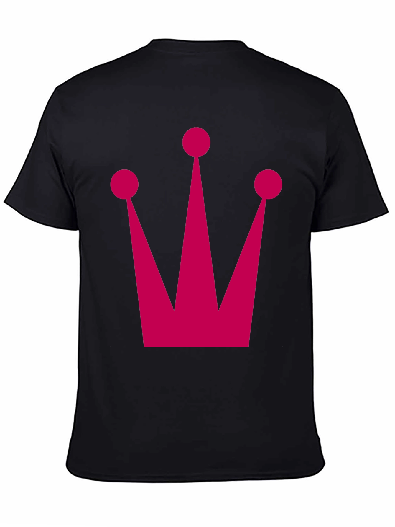 Crown Graphic Tee - Bold Black T-Shirt