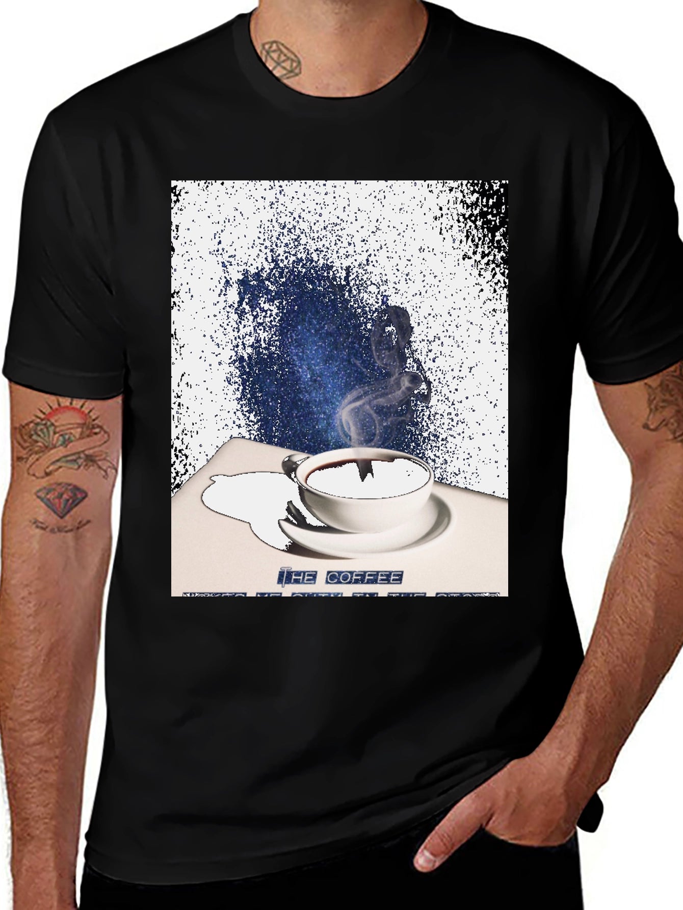 Coffee Splash Graphic Tee - Unisex