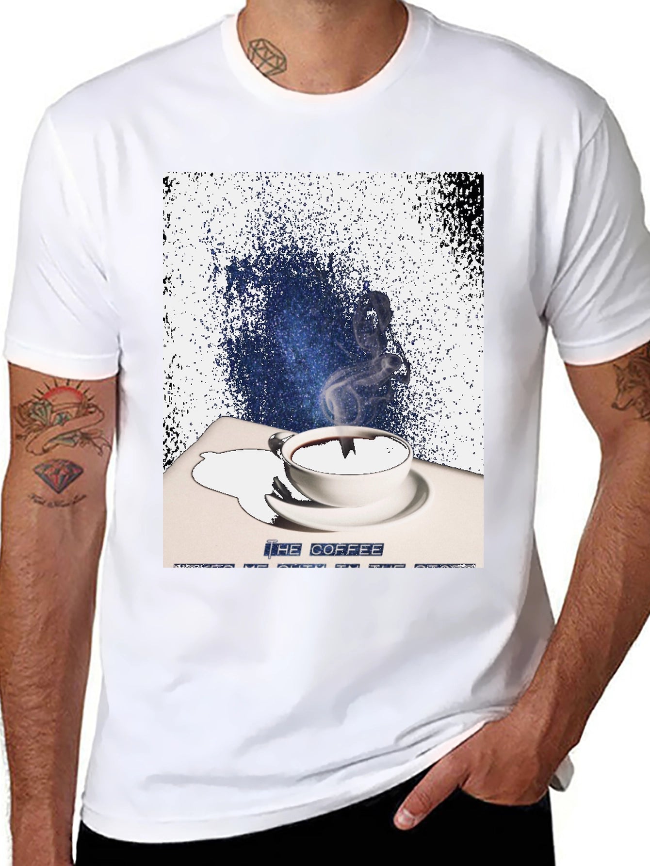 Coffee Splash Graphic Tee - Unisex