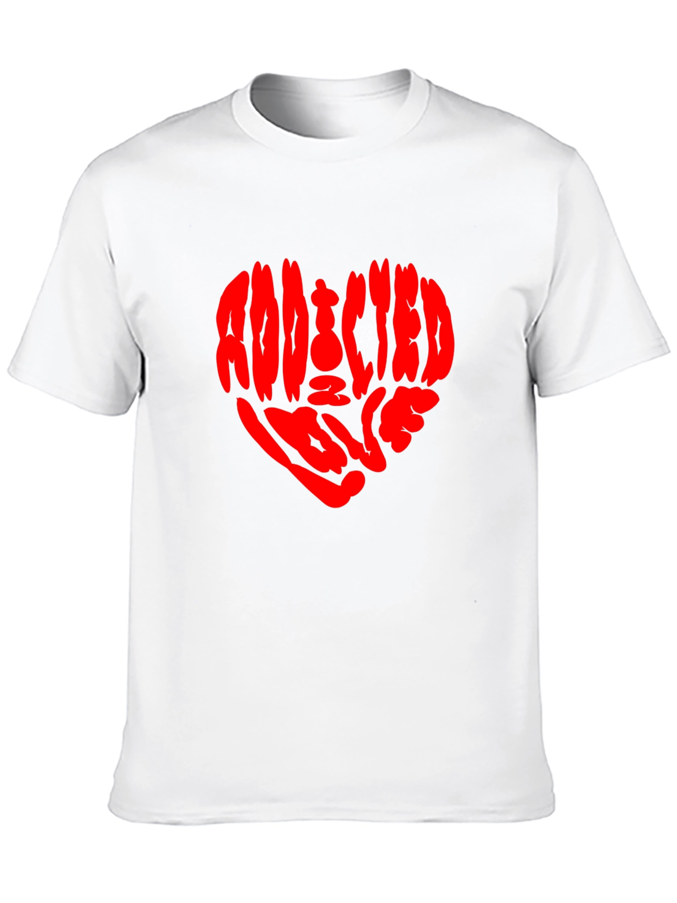Addicted to Love Graphic Tee - Black