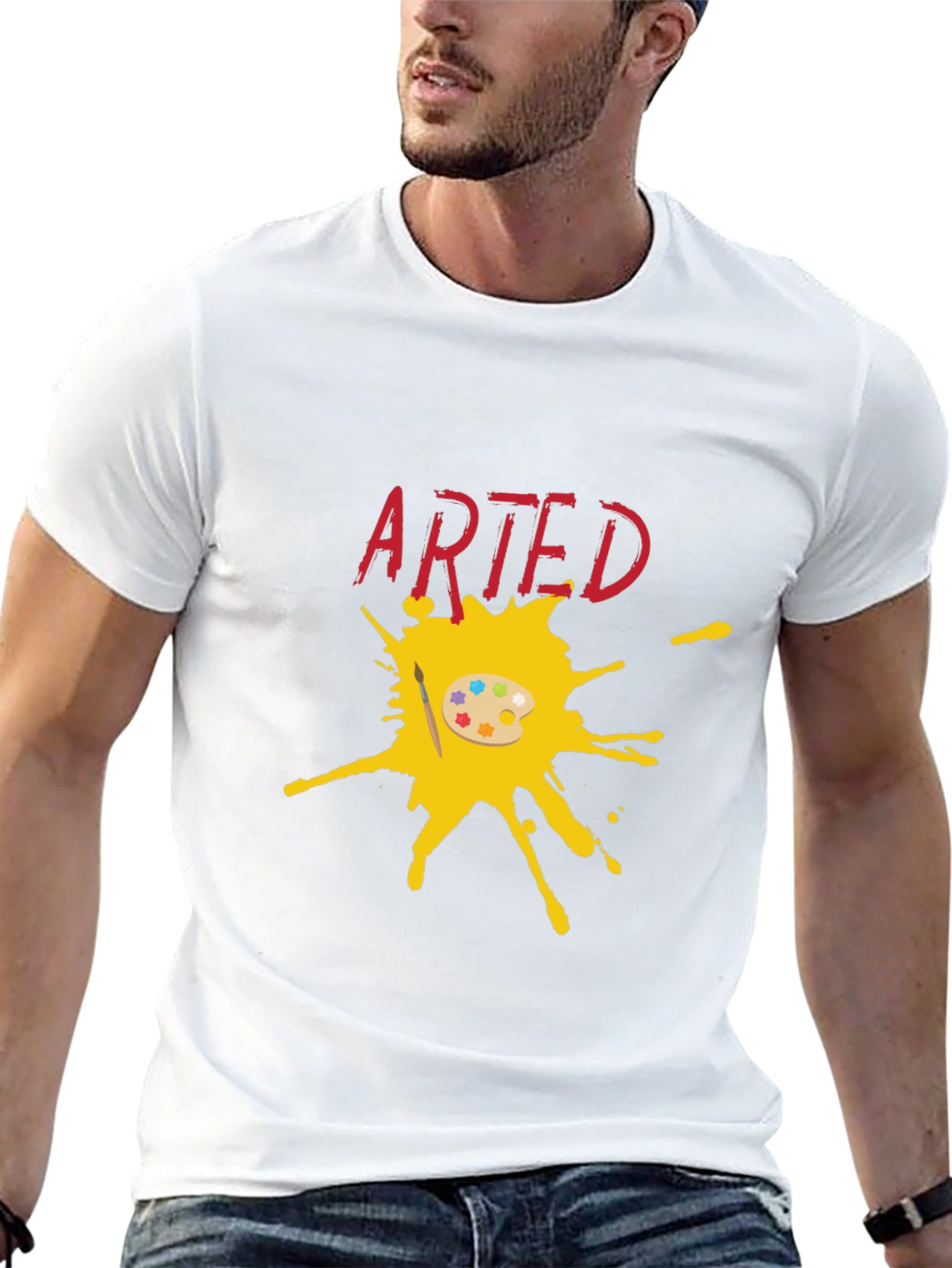 Arted T-Shirt: Painters Palette Graphic Tee