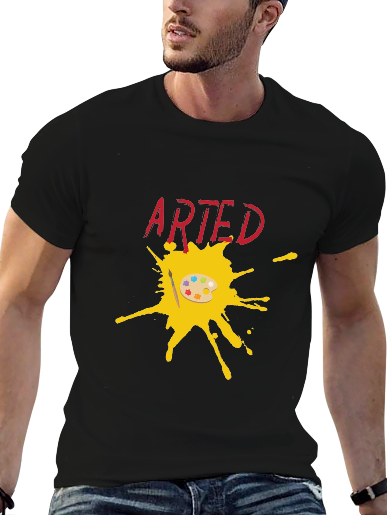 Arted T-Shirt: Painters Palette Graphic Tee