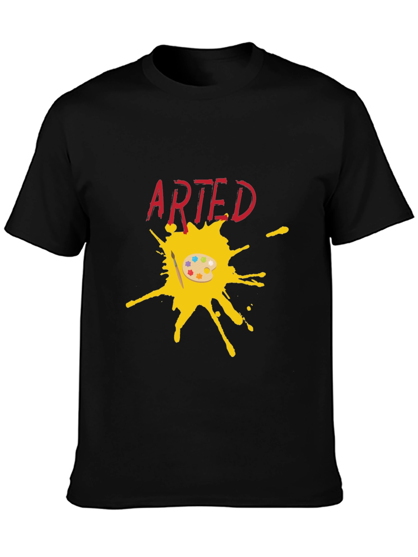 Arted T-Shirt: Painters Palette Graphic Tee
