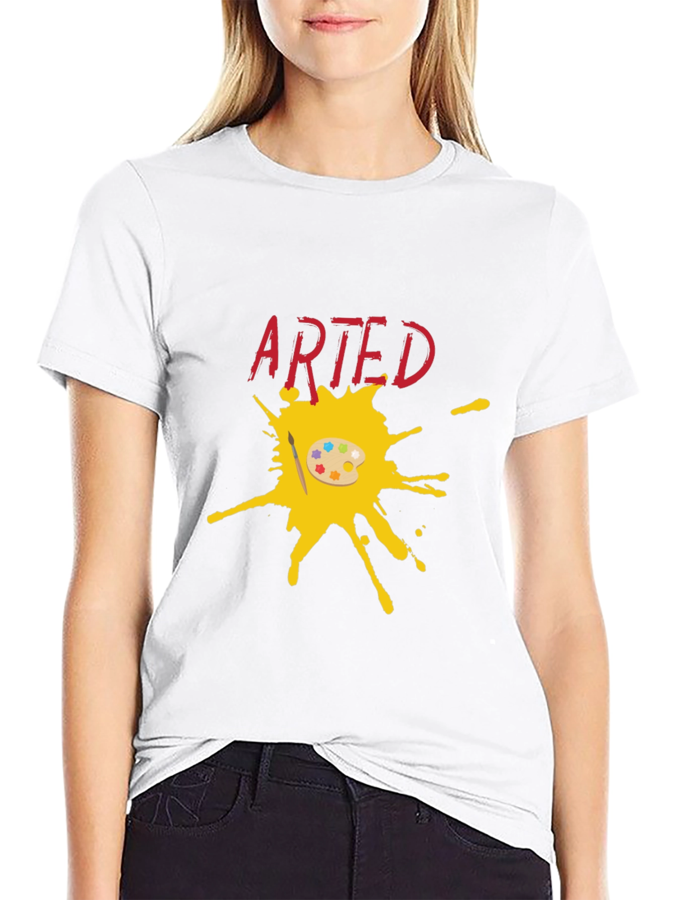 Arted T-Shirt: Painters Palette Graphic Tee
