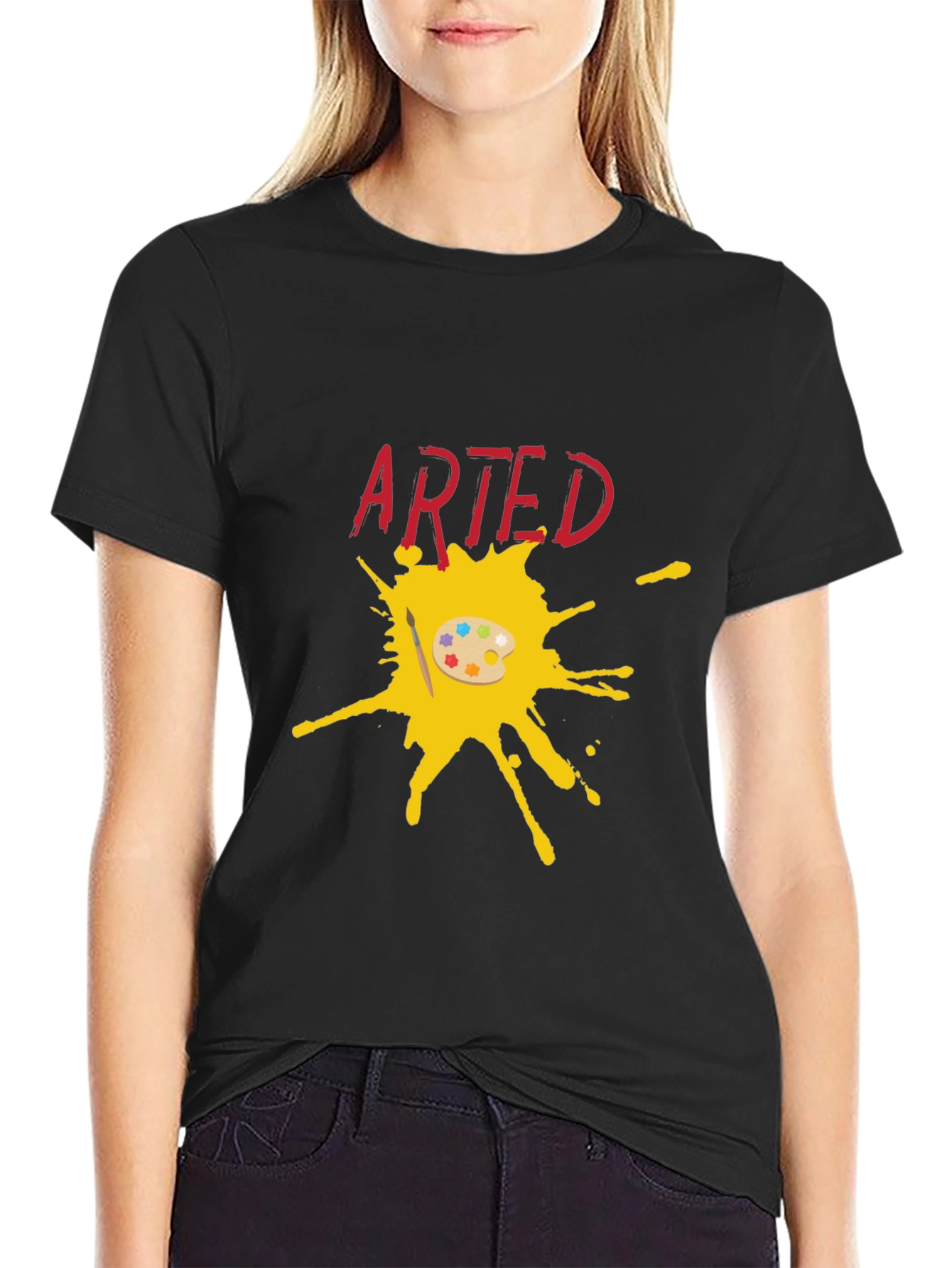 Arted T-Shirt: Painters Palette Graphic Tee