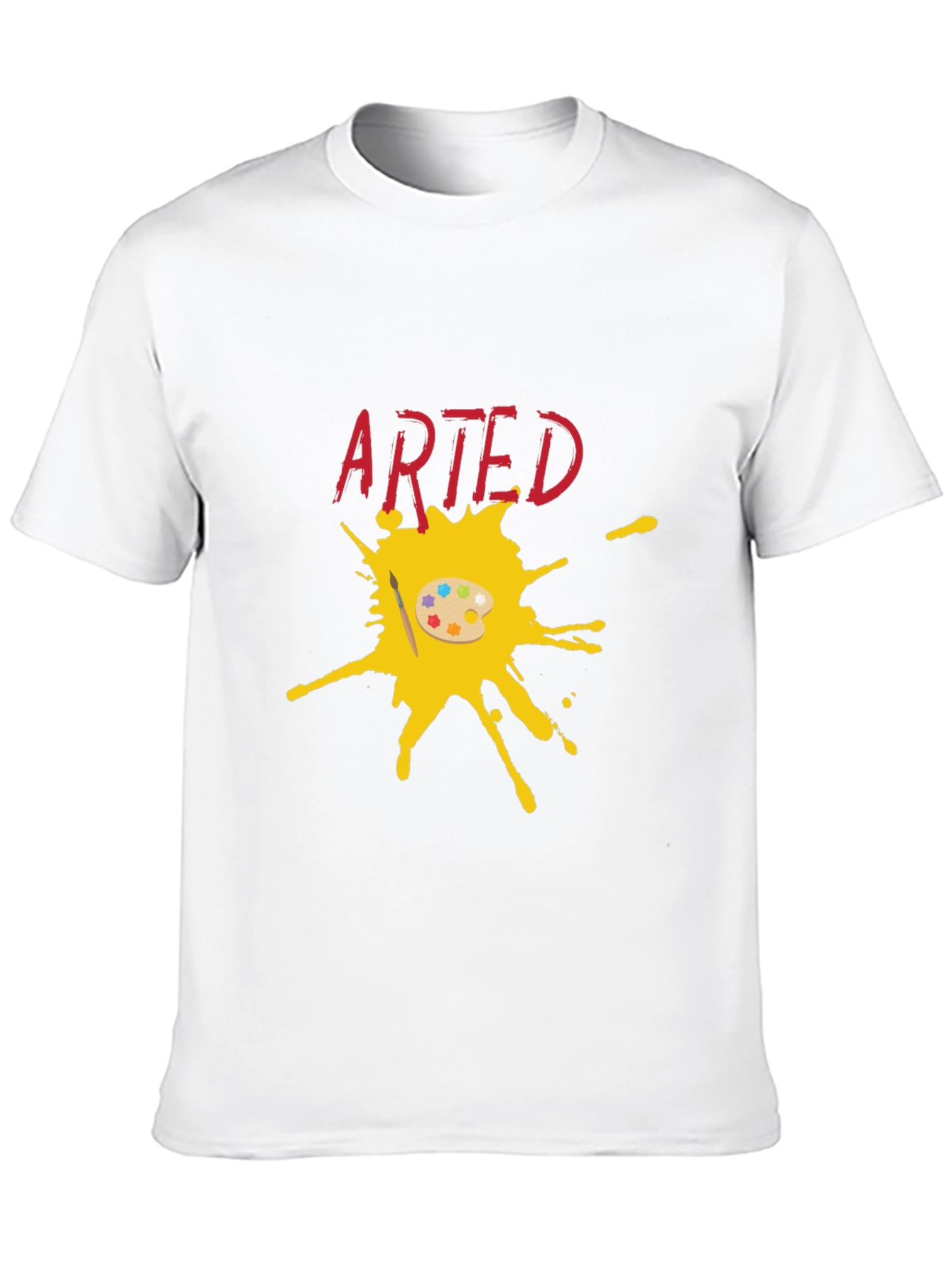 Arted T-Shirt: Painters Palette Graphic Tee