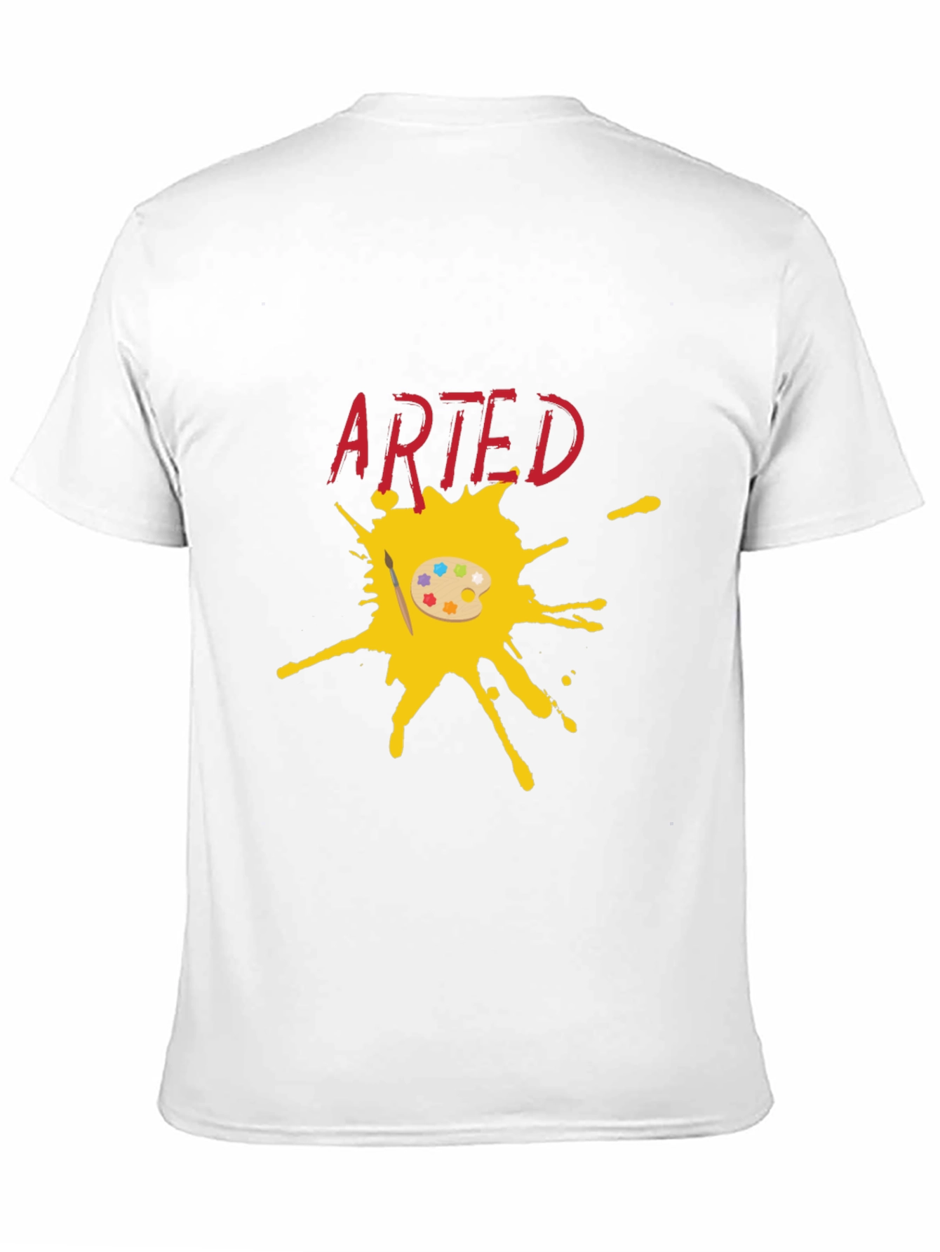 Arted T-Shirt: Painters Palette Graphic Tee