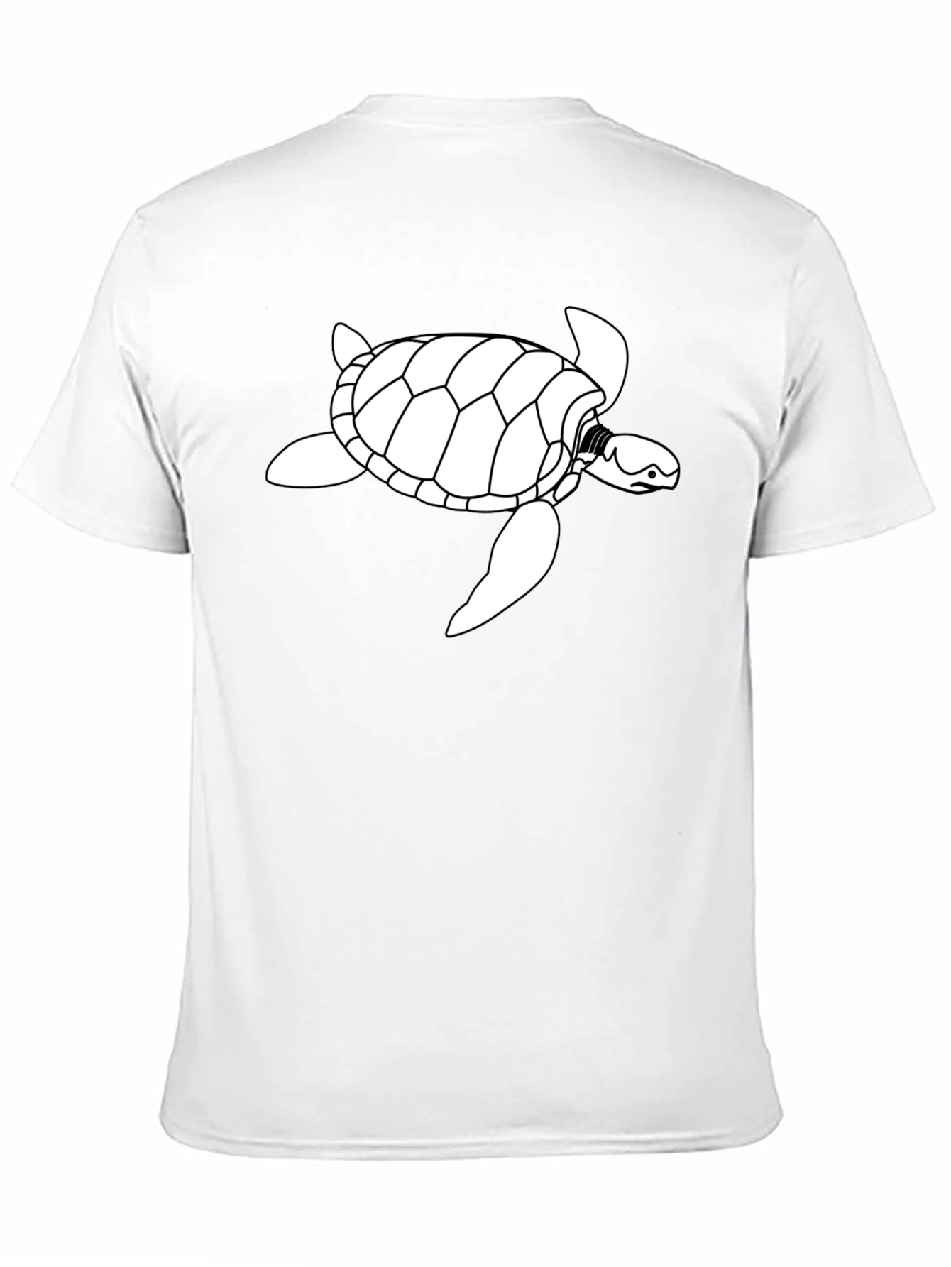 Black Turtle Graphic Tee - Casual Comfort