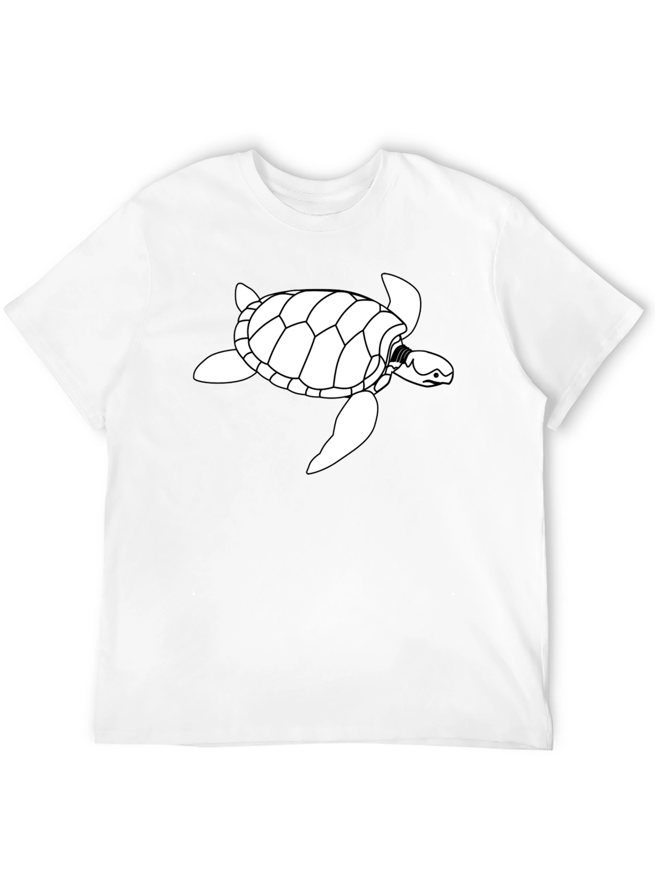 Black Turtle Graphic Tee - Casual Comfort