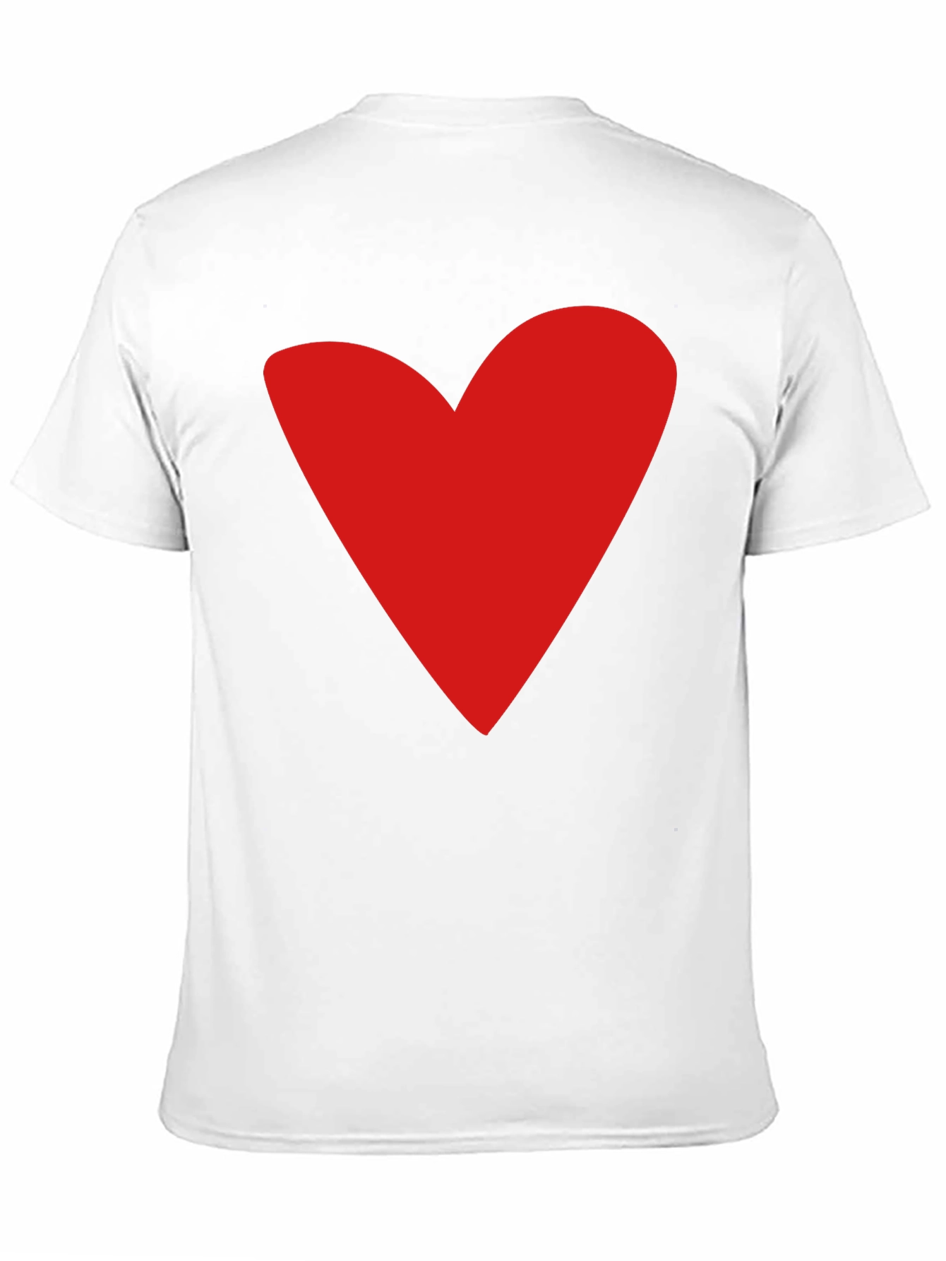 Heart Print Black T-Shirt - Express Your Love