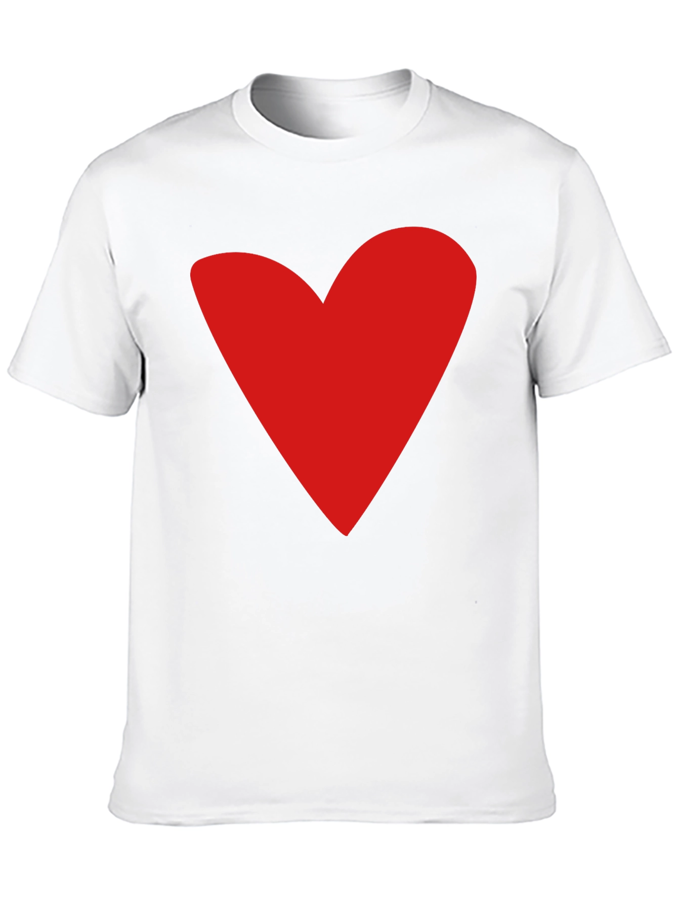 Heart Print Black T-Shirt - Express Your Love