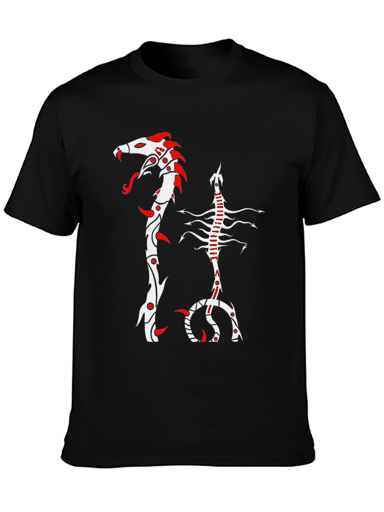 Tribal Snake & Scorpion Graphic Tee